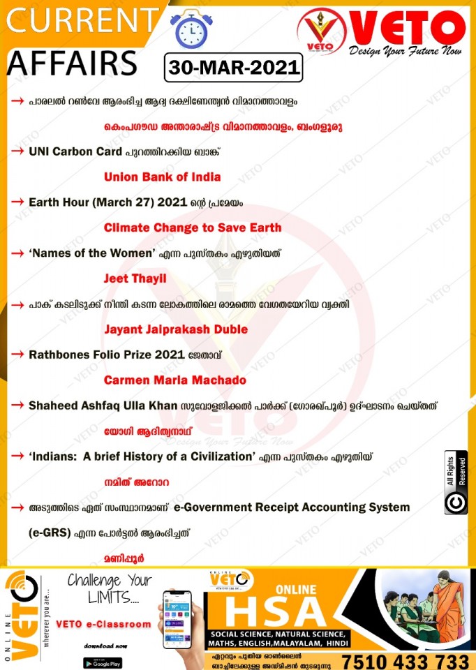 Current Affairs